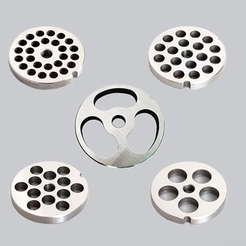 Accesorio esencial de cocina, placa de acero inoxidable de 69 mm para molienda eficiente (3 agujeros)