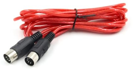 Joselin MIDI Extension Cable 5Pin Male to Male MIDI Cable for Electric Piano Guitar Instrument PC Cable 0.