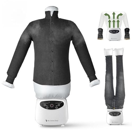 My Green Deal - Bügelpuppe - 3 in 1 - Bügelpuppe für Hemden und Hosen - Wäschetrockner - Bügelmaschine