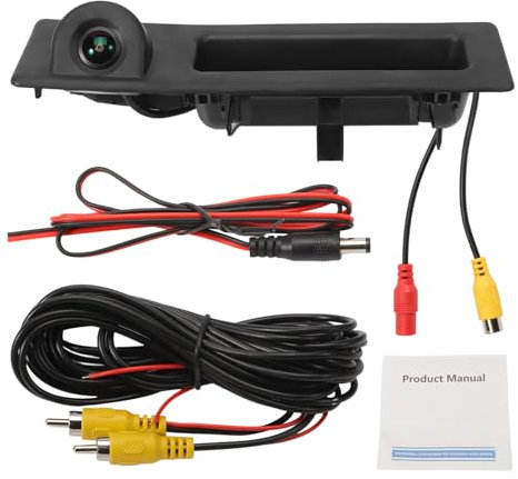 GNXfixt HD 1080P Fahrzeug-Rückfahrkamera, für F20 F21 F22 F23 F45 F46 F87 x1 F48 F30 F31 F34 F32 F36 F82 X3 F25 F10 F11 F07 F06 F12,170° Weitwinkel, Nachtsichtfunktion, IP68 wasserdicht