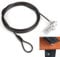 Laptop Lock with T-Bar Locking Mechanism 4 Digit Password Protection and 1.8m High Hardness Cut-Resistant Steel Cable Anti-Theft Protection Security Cable Combination Lock