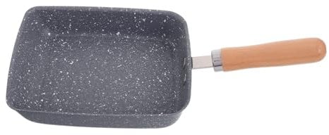 DONFAMDS Rechteckige Antihaftbeschichtete Eierpfanne Quadratische Bratpfanne Mit Antihaftbeschichtung Für Omeletts Pfannkuchen Eierrollen Geeignet Für Induktionsherde Gasherde Und