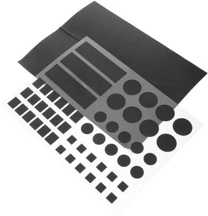 Alipis 2pcs LED Light Blocking Sticker Blackout Tape Light Shielding Black Light Dimm Film Light Dimm -aufkleber LED -abdeckungen