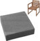 Cushions 45cm x 45cm/50cm x 50cm for Outdoor & Indoor Chair, Square Seat Pad for Garden Chairs High-Density Foam, Anti-Slip, Washable Cover- Patio, Dining, Sofa & Bench Use(Grey,45x45cmx5cm Thick)