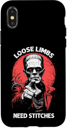 Frankenstein Monster Propaganda Loose Limbs Need Stitches Case for iPhone X/XS