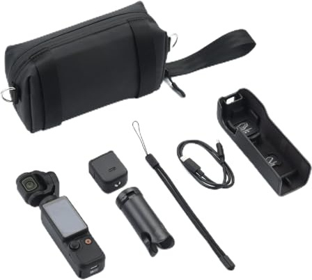UTEBIT Tragetasche für DJI Osmo Pocket 3 Zubehör, Tragetasche Aufbewahrungstasche Schutz Case, Handtasche für DJI Osmo Pocket 3 Creator Combo Kamera Zubehör