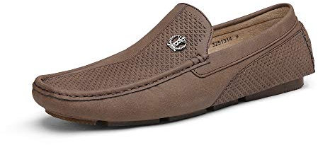 Bruno Marc Mocassini Scarpe Eleganti da Guida Penny Pantofole Mocassini Scarpe Comode Casual Marrón 3251314 Talla 44EU/10.5US