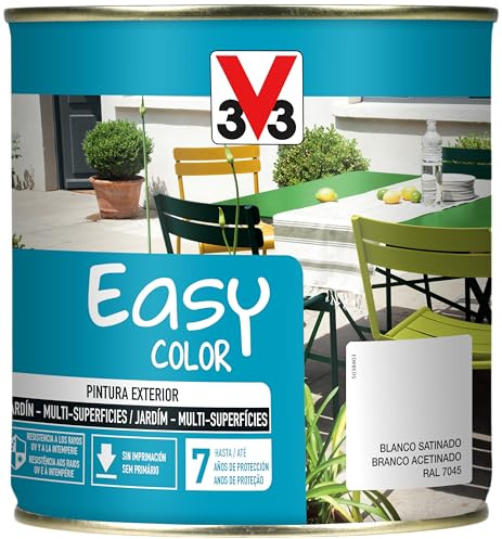 V33 Pintura Easy Color Satinado Blanco 0,5L
