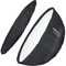 Walimex pro Studio Line Beauty Dish Softbox QA85 Beauty Dish Lichtformer, 85cm, 40cm tief, faltbar, mit Grid, Innen- und Außendiffusor, für Speedlite Aufsteckblitz Studioblitz 22455