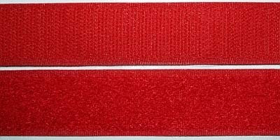 Jajasio Klettband selbstklebend Extra Stark, 30 mm, rot #04 10 Meter, selbstklebendes Klettband