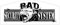 Bad Security Aufkleber Hunde Pitbull Warnung Sticker ca. 17x8 cm