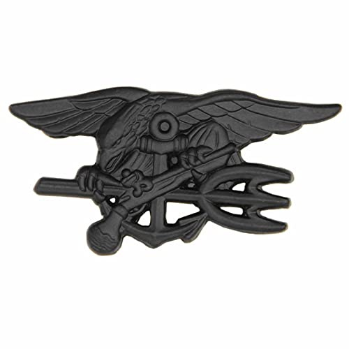 Fosco Industries Metall-Anstecker U.S. Navy Seals Pin Größe ca. L 7 x B 3,6 cm Army Marines