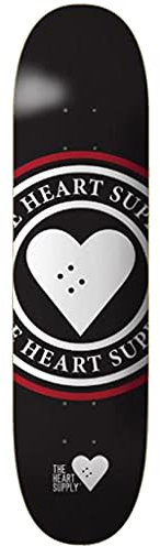 Centrano Unisex – Erwachsene Insignia Skateboard Deck, Schwarz, 8
