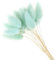 YIWOYI 50 natürliche getrocknete Blumen, Plüsch, bunte Blume, Kaninchenschwanz, Gras, Fuchsschwanz, lange Bündel, künstliche Pflanzen, Dekoration (blau)