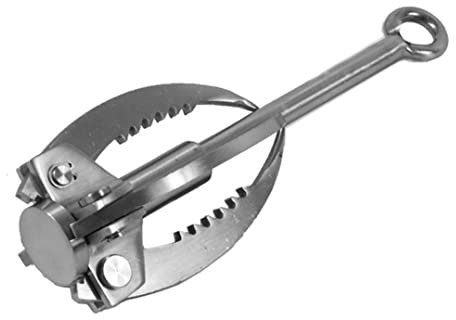 Grappling Hook, Stainless Steel Folding Grappling Hook Rock Climbing Claw Survival Tool Equipment for Outdoor Climbing Hiking Quickdraw
