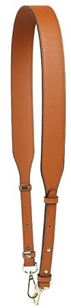 Lederriemen Schulterriemen für Taschen,4CM Breiter 109-117cm Verstellbare Tragegurt PU-Leder Schultergurt Taschengurt Ersatz Leder Trageriemen DIY Riemen für Damen Handtaschen Geldbörse,Braun