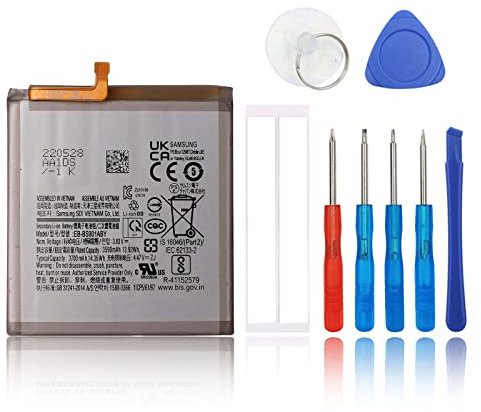SwarKing Batteria di ricambio compatibile con Samsung Galaxy S22 5G SM-S901 EB-BS901ABY con toolkit