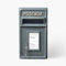 ACL Grauer Briefkasten - Briefkasten mit Schloss - Optionaler Säule/Wandbriefkasten - Abschließbarer Briefkasten - Robuster Briefkasten aus Gusseisen (Grau 25D x 44H)