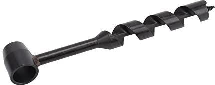 Manual Auger Drill, Wilderness Survival Drill Woodworking Extension Hand Drill Black, Auger Drill Bits (25-230mm)