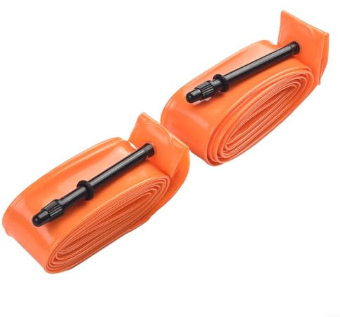 HEIBTENY Cámara de aire ligera para bicicleta de carretera, 700 x 18 – 32 FV 45/65/85 mm, 28 G, válvula Presta, 2 unidades (65 mm)