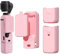 For DJI OSMO POCKET 3 Silicone Cover Protective Case Skin Gimbal Sleeve Lens Cap Cover For DJI OSMO POCKET 3 (Set 2 Pink)