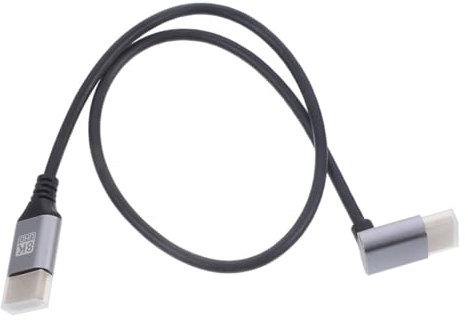 BIUDECO High Speed Male to Male Video Cable Tv Aerial Cord Monitor Connector Bendable Design Tv Accessory