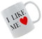 Crealuxe Kaffeetasse - I LIKE ME (Deadpool & Wolverine) - Spruchtasse, Bürotasse, bedruckte Keramiktasse, Hochwertige Kaffeetasse (Weiß)