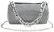 Damen Strass Clutch Geldbörsen, Glitzer Abendtasche Umhängetasche, Clutch Glitzer Handtasche, Umhängetasche mit Kette, Braut Zubehö, für Hochzeit Abschlussball Party Freizeit Date, sliber