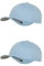 GIDUTEX Flexfit Unisex Wooly Combed Cap 2er Pack inkl. Schlüsselband Baseball Cap Basecap by (DE/NL/SE/PL, Alphanumerisch, S, M, Carolina Blue)