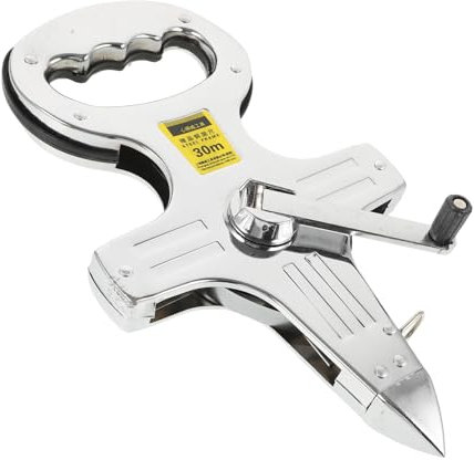 HOMOCONO Großes Stahlrahmenlineal 100 m langes Maßband Lineal Maßband