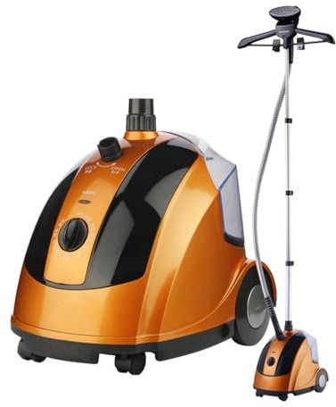 LYFDPN Máquina de Planchar a Vapor para el hogar, Comercial, de Mano, Planchado de Ropa, Plancha Vertical, Adecuada para Tienda de Ropa, Dormitorio (Tyrant Gold)