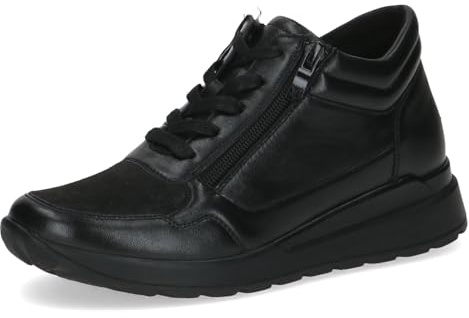 Caprice Comfort Damen Sneaker flach mit Reißverschluss Mehrweite H