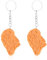 JIYIN 2 Stück Gebratenes Huhn Schlüsselanhänger, Schlüsselanhänger Lustig Chicken Nugget Keychain Simulation Lebensmittel Simulation Chicken Nugget für Taschen Schlüssel