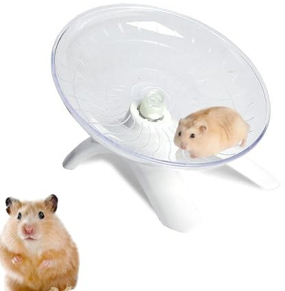 Wheel Syrian Large, Ball Alternative For Small Pets, Silent Hamster Wheel, With Adjustable Stand For Caged Dwarf Syrian Hamster, Gerbils And Other Small Animals