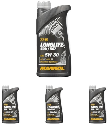 MANNOL 7715 Longlife 504/507 5W-30 1 L (Packung mit 4)