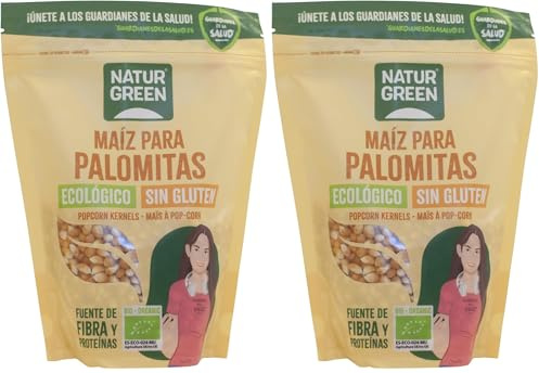 Maiz Palomitas Bio 400 gramos (Paquete de 2)