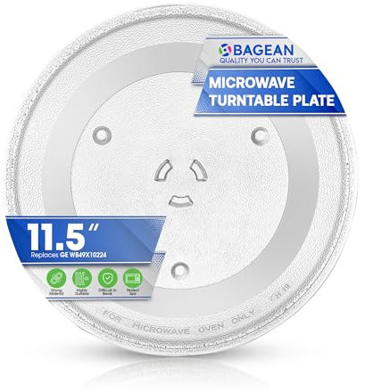 GE Part Number WB49 x 10224 microwave Glass Tray 29,2 cm