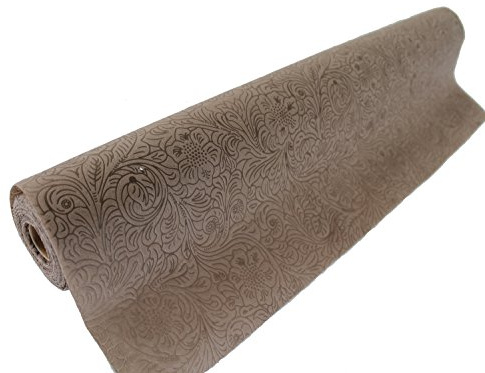 Tischläufer Rolle 5 m x 50 cm – Tischband für Party & Feier – Tischdeko für Geburtstag, Hochzeit, Taufe, Kommunion, Konfirmation & Firmung (braun)