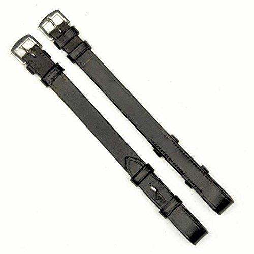 Mackey Classic Cheek Pieces Brown Pony 5/8''