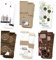 Logbuch-Verlag Weihnachtssticker SET - 60 Weihnachtsetiketten braun weiß beige 5 x 14,8 cm - Aufkleber für Weihnachtspäckchen & Weihnachtspost