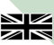 Extra Large 460mm 'Union Jack' Permanent Sticker Decal for Cars/Windows/Bins/Walls (DW00060772)