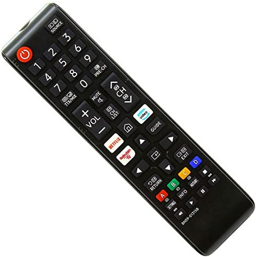Universal Samsung Remote Control with Prime Video, Netflix, Rakuten TV compatible for Samsung Smart TV LCD LED UHD QLED 4K HDR TVs for All Samsung TV Remote Control models 2017-2022 models