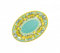 BRANDANI VASSOIO OVALE CITRUS MELAMINA 52962