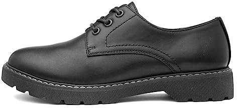 Lilley Adora Womens Black Lace Up Shoe - Size 6 UK - Black