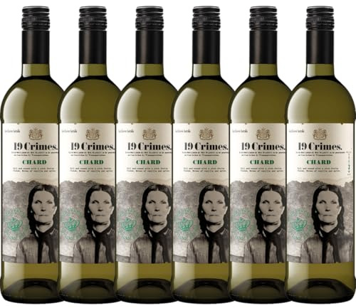 6x 0,75l - 19 Crimes - Chard - Chardonnay - South Eastern Australia - Australien - Weißwein trocken