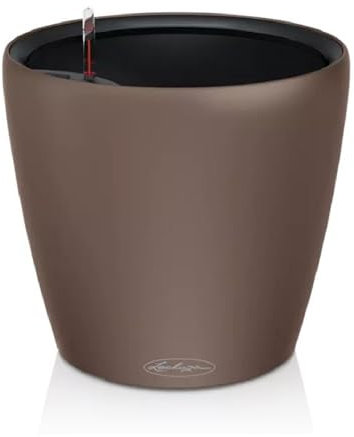 Lechuza Jardinière Classico Color LS Muscade avec système d'irrigation - Diamètre : 43 x 39 cm - 14293