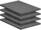 4 Stück Rasterschaumstoff Würfelschaum - 40x30x2.5cm Schaumstoff für Werkzeugkoffer, Kamerakoffer, Transportkoffer, Fotokoffer, Koffer, Koffereinlage Stoßfest