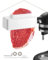 HOMGEN Fleischklopfer für KitchenAid Standmixer- Edelstahl Zahnräder Fleischklopfer Aufsatz für alle Modelle KitchenAid Fleischklopfer-Maschine Weiß
