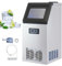 WILPREP Commercial Ice Machine, Industrial Ice Maker Machine, Freestanding Stainless Steel Ice Cube Machine for Bar Home Supermarkets(59KG 130LB/24H)