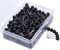 Hrlace 300pcs Karte Nagel 5mm Rundkopf Stecknadeln Buntkopf Pushpins Kunststoffkopf Pinnadeln Map Pins Markierungsnadeln Pinnwand Stecknadeln für Weltkarte, Cork Board, Stoffmarkierung Schwarz